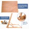 X-Large 25-5/8" x 19" (A2) Wooden Drawing Board, Adjustable Table Top Easel for Painting and Drawing - Drafting Board with Pencil Ledge, Locking Storage Drawer